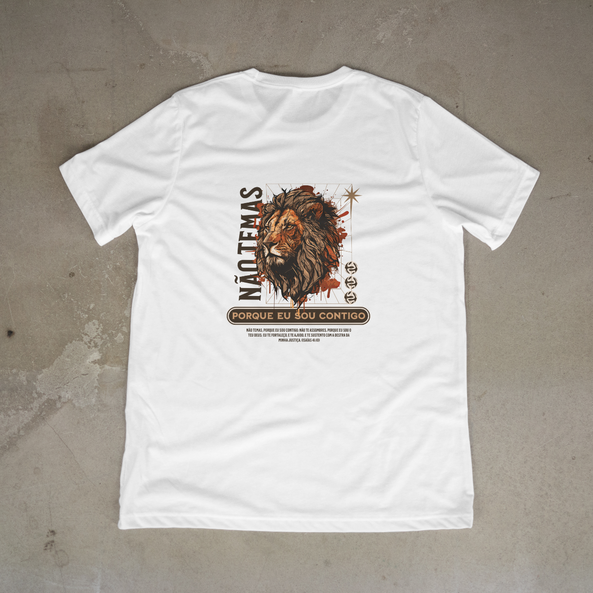 Camiseta StreetWear - Não Temas